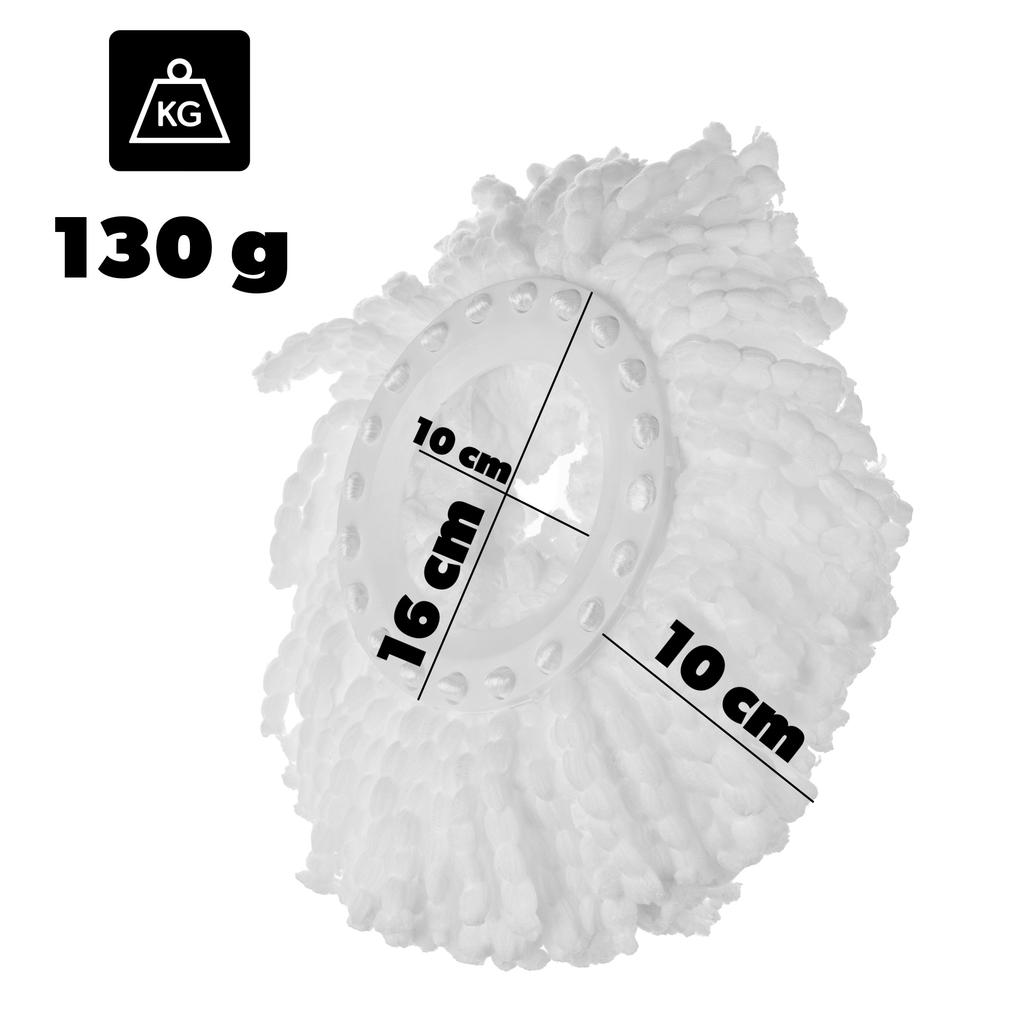 KADAX Refill For Rotary Mop Replacement Tip Microfiber Round 36cm