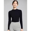 Half-High Collar Long Sleeves T-shirt Female 2025 Spring & Fall New Arrival Elegant Slim Looking Fashion All-Match Modal Bottoming Shirt Tops