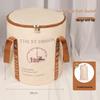 Cartoon Insulated Folding Foot Bath Bucket with Lid - Portable, Thickened Design for Deep Soak