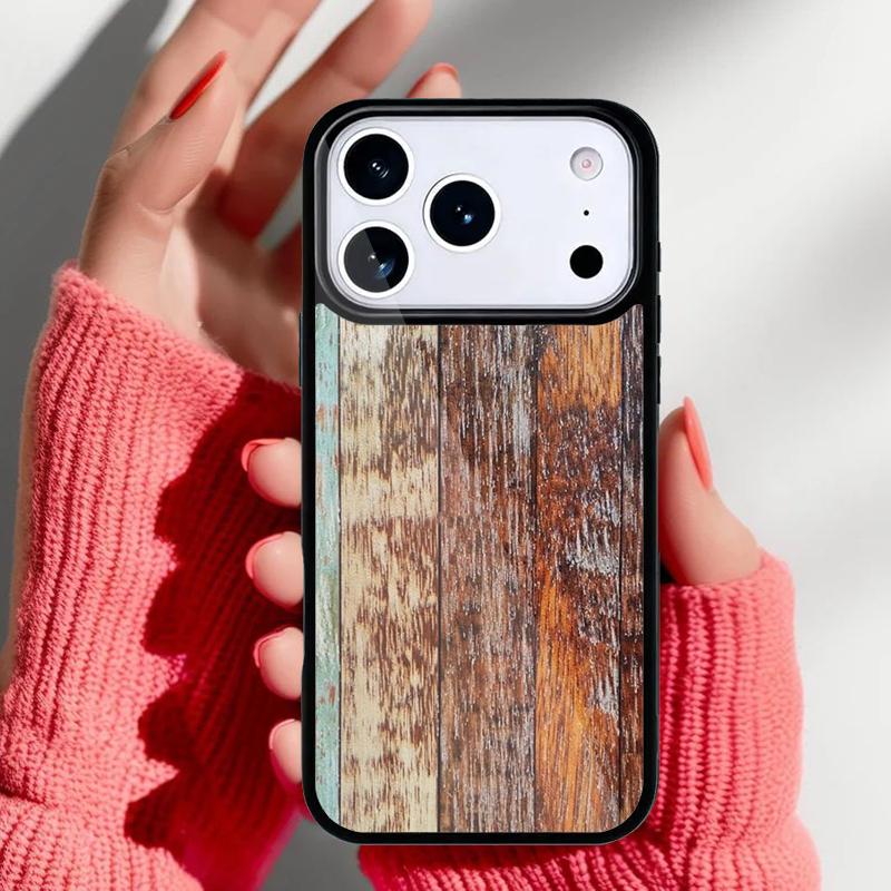 wood mandala Texture Printed Phone Case for iPhone 17 Air 16e 15 14 13 Pro Max Back Cover for 12 11 Pro Coque