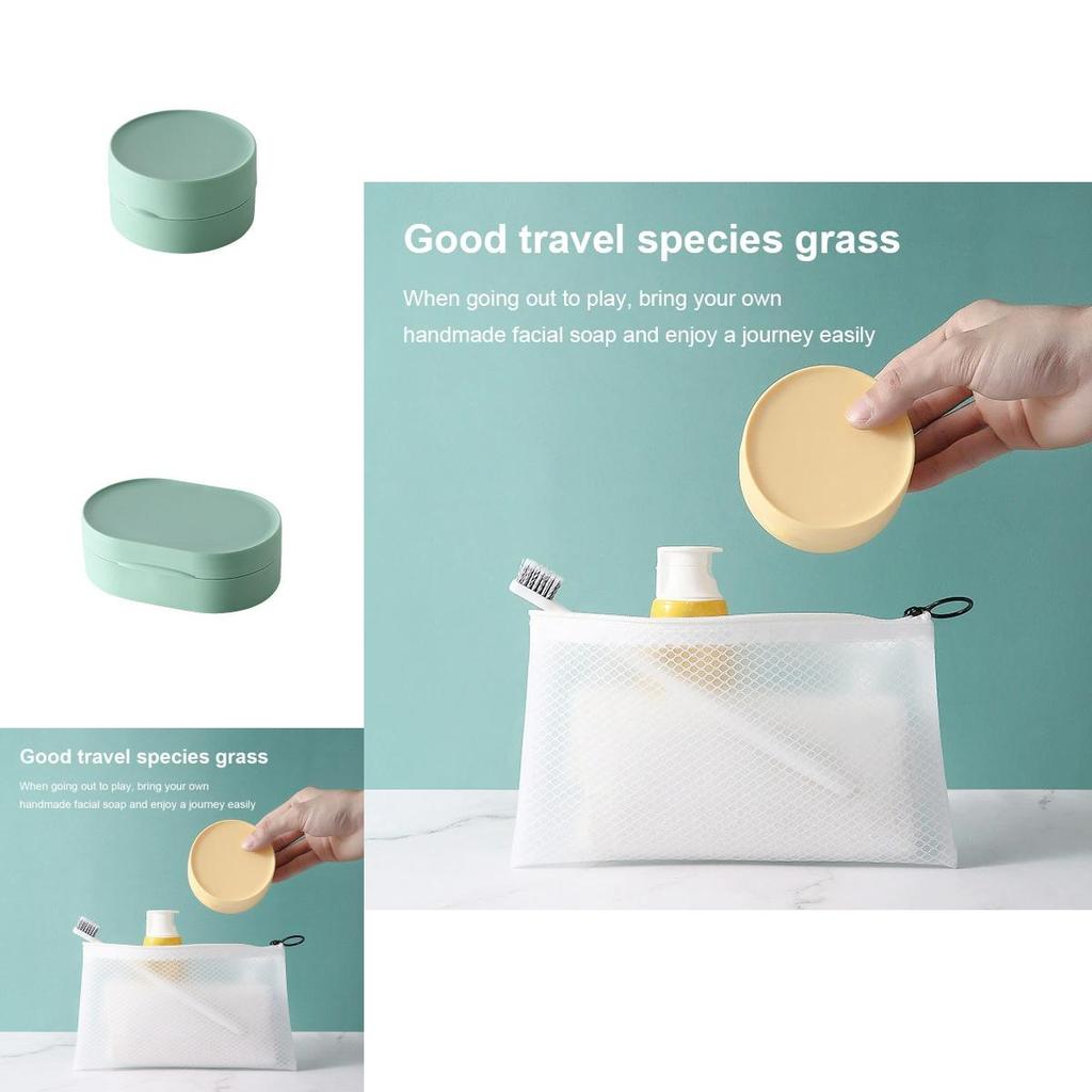 Waterproof Colorful Soap Dish Box Ideal For Travel And Home Bathroom
