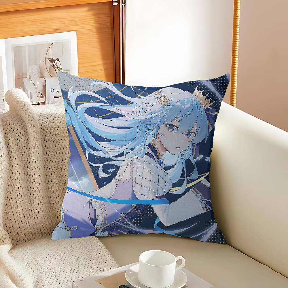Hololive Hoshimachi Suisei Niedliche Kissenhülle Sofakissenbezug Heimzimmer Dekoration Kindergeschenk