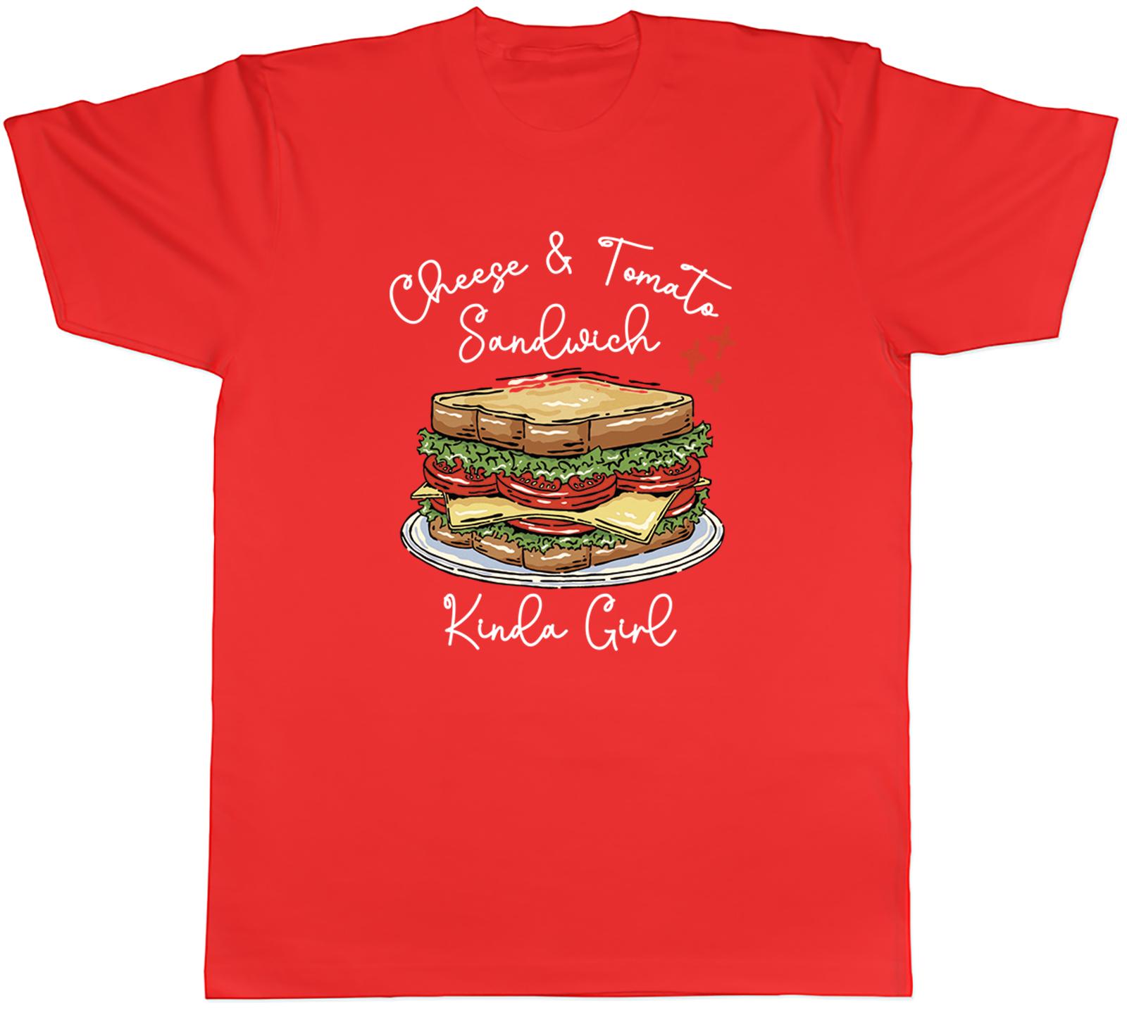 Cheese and Tomato Kinda Girl Funny Sandwich Unisexs TShirt Tee Gift Top S