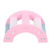 Wooden Hamster Play Bridge Toys   Seesaw Activity Cage for Pet Guinea   Mice Pink