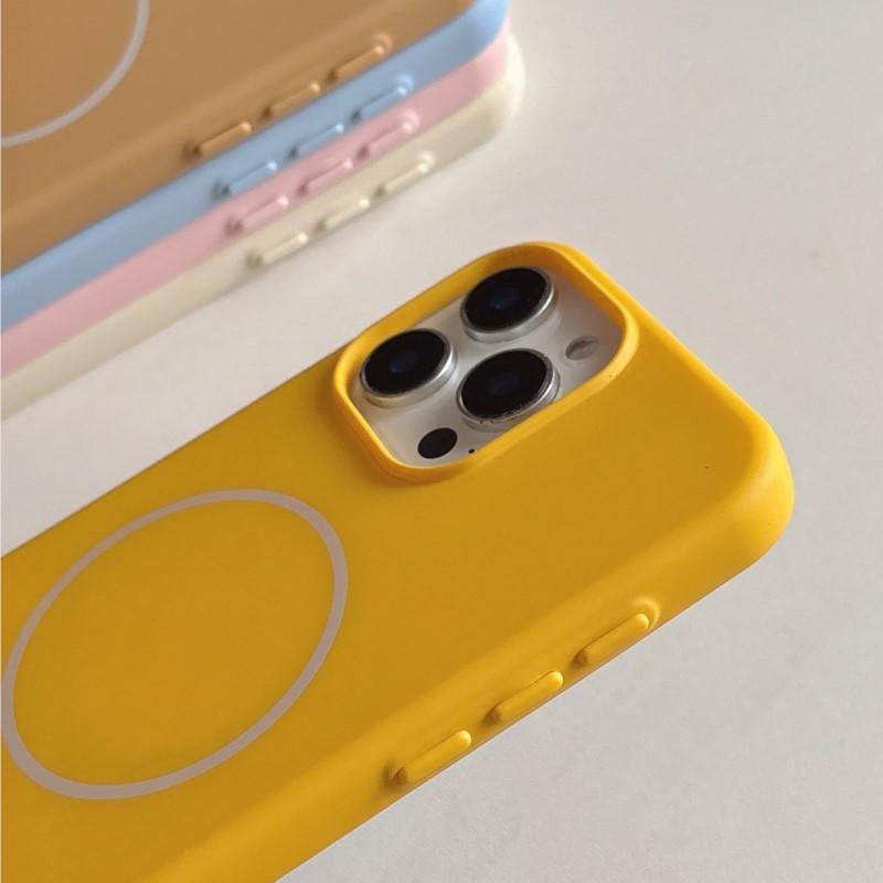For Magsafe Wireless Charge Magnetic Case for iPhone 16 15 14 Plus 13 12 11 Pro Max Matte Soft TPU Brand Original Cover