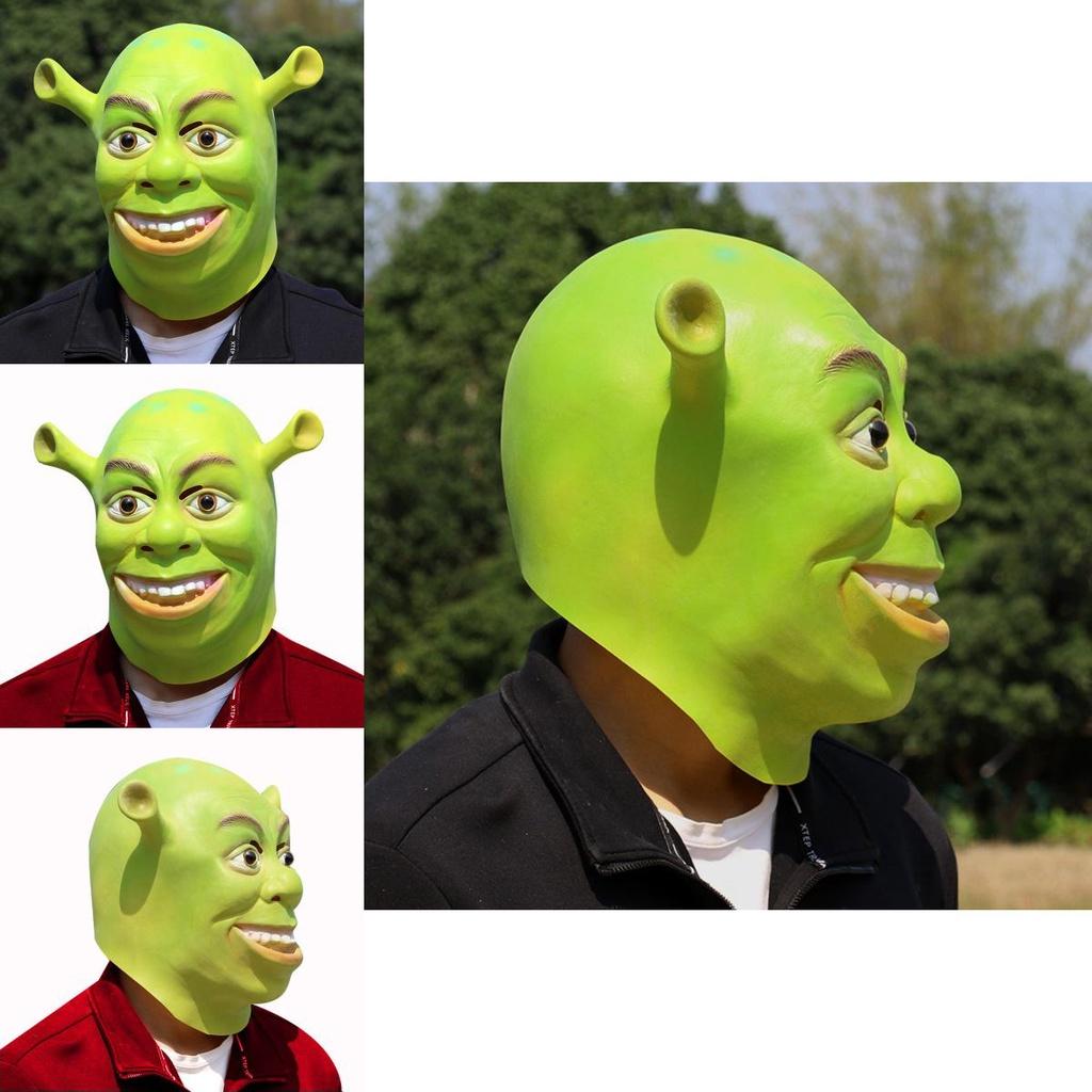 Shrek Costume Mask Mask Cosplay Costume Accessories Halloween Daily Necessities
