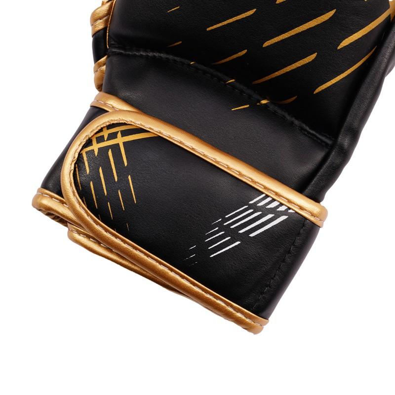 Stormcloud Lynx Mma Sparring Gloves Black/Gold 7Oz M/L