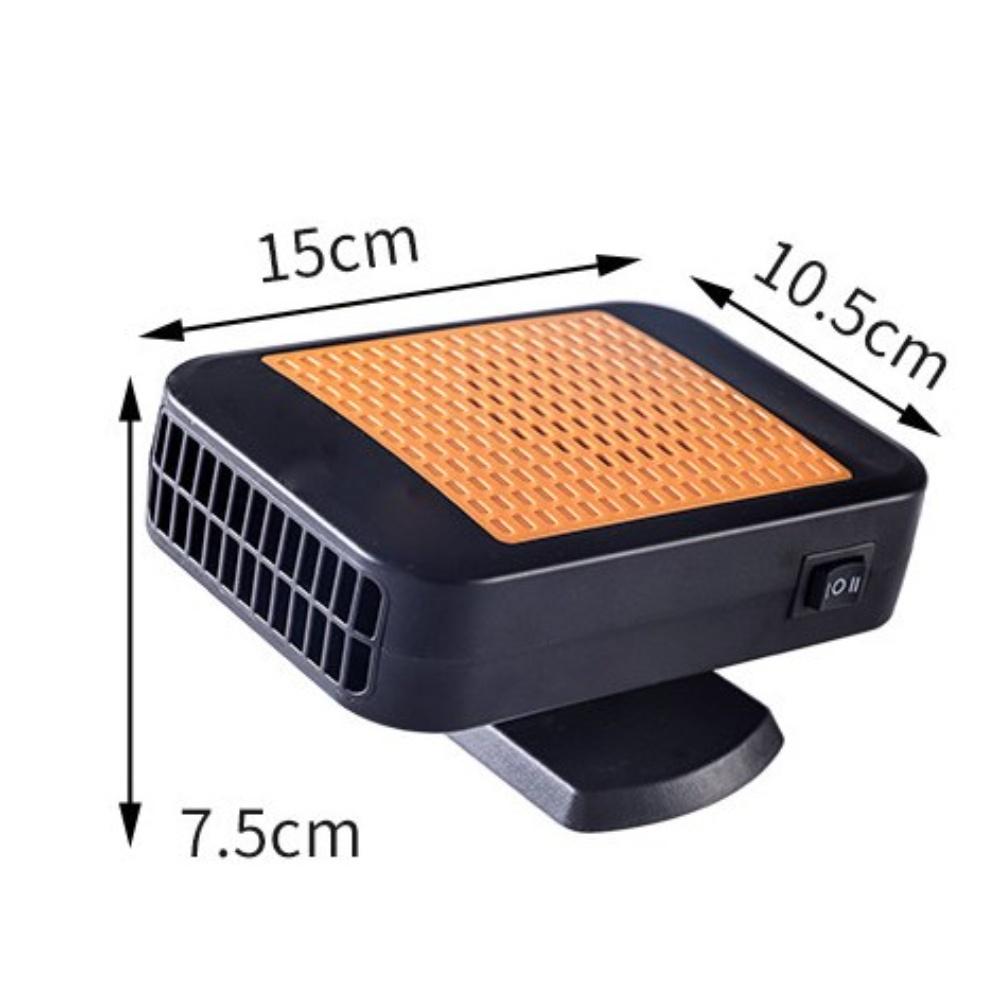 Tragbarer 12V Autoheizlüfter Defroster 360 Grad Drehung Schnelle Heizung zur Entfernung von Nebel und Eis von der Fahrzeugwindschutzscheibe