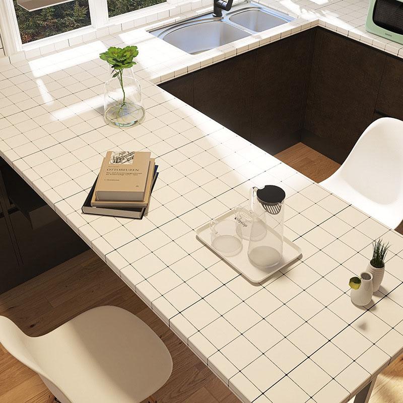 Selvklebende Veggtapet Lett å Feste Høy Temperaturmotstand Kjøkkenskap Veggklistremerker 40cm Vanntett og Oljebestandig