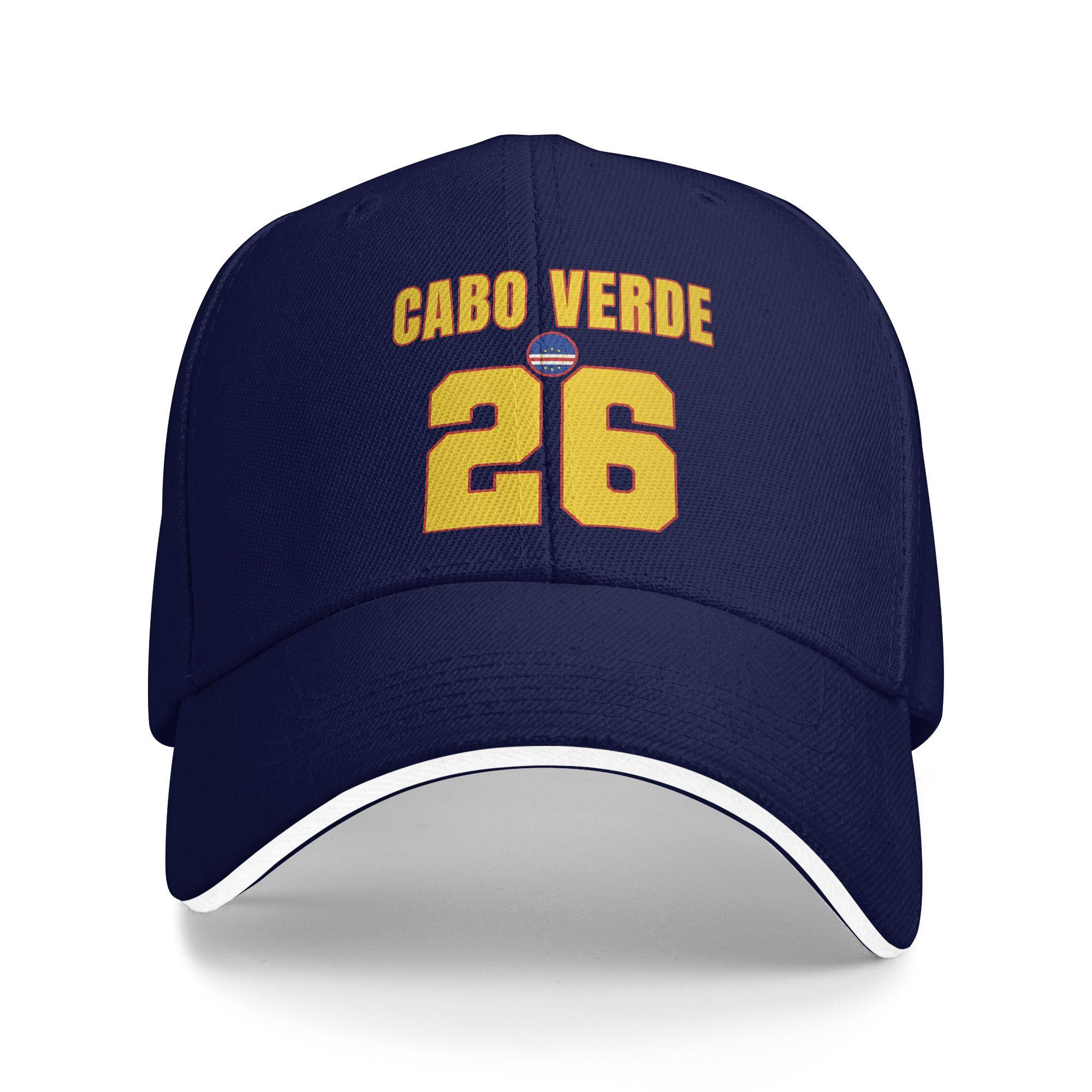 ALLRICK CAP Unisex Kaapverdi&euml; Voetbal Hoed Mode Baseballpet Truckerpet Reizen Hoofddeksel Verstelbare Pasvorm Adjustable