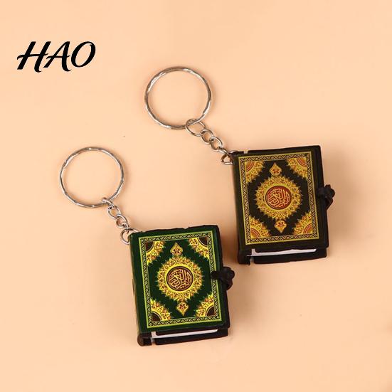 Unisex Mini Koran Arabisch Anhänger Schlüsselanhänger Tasche Auto Hängen Schlüsselanhänger Geburtstagsgeschenk
