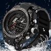 Men's Watches Sports Outdoor Waterproof Wristwatch Date Multi Function LED Alarm Stopwatch