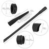 2 Pcs 32mm PP Cleaning Set Black Flexible Crevice Tool and Soft Brush for Car, Home, Keyboard
