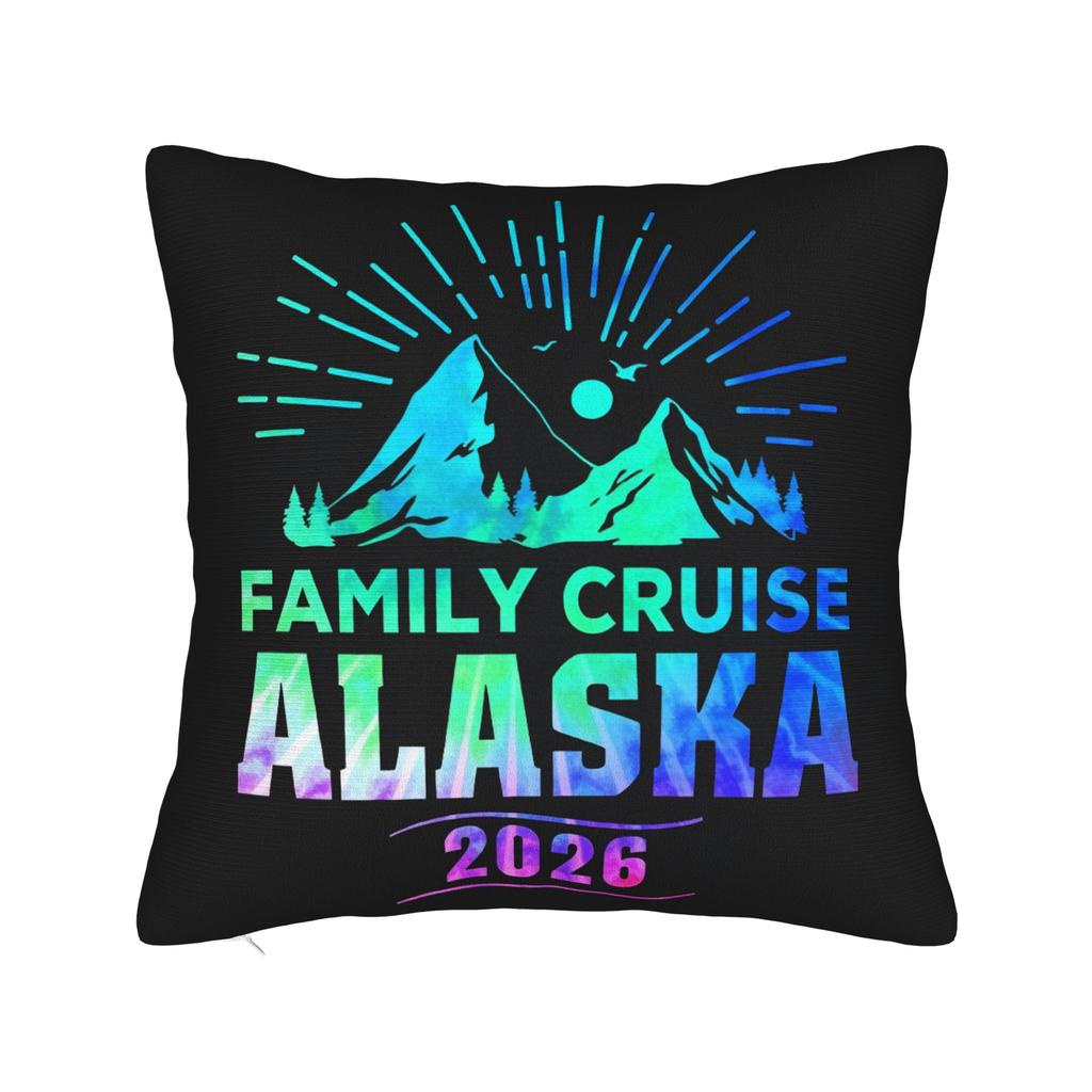 Family Cruise Pillow Cover Morden Pillow Case For Sofa Home Decoration Comfy Pillowcases Gift