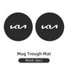 Car Water Coaster Console Mug Drink Non-Slip Pad Mute Mat For KIA GT Line Forte Seltos K5 Sportage Ceed Soul Cerato Sedona Forte