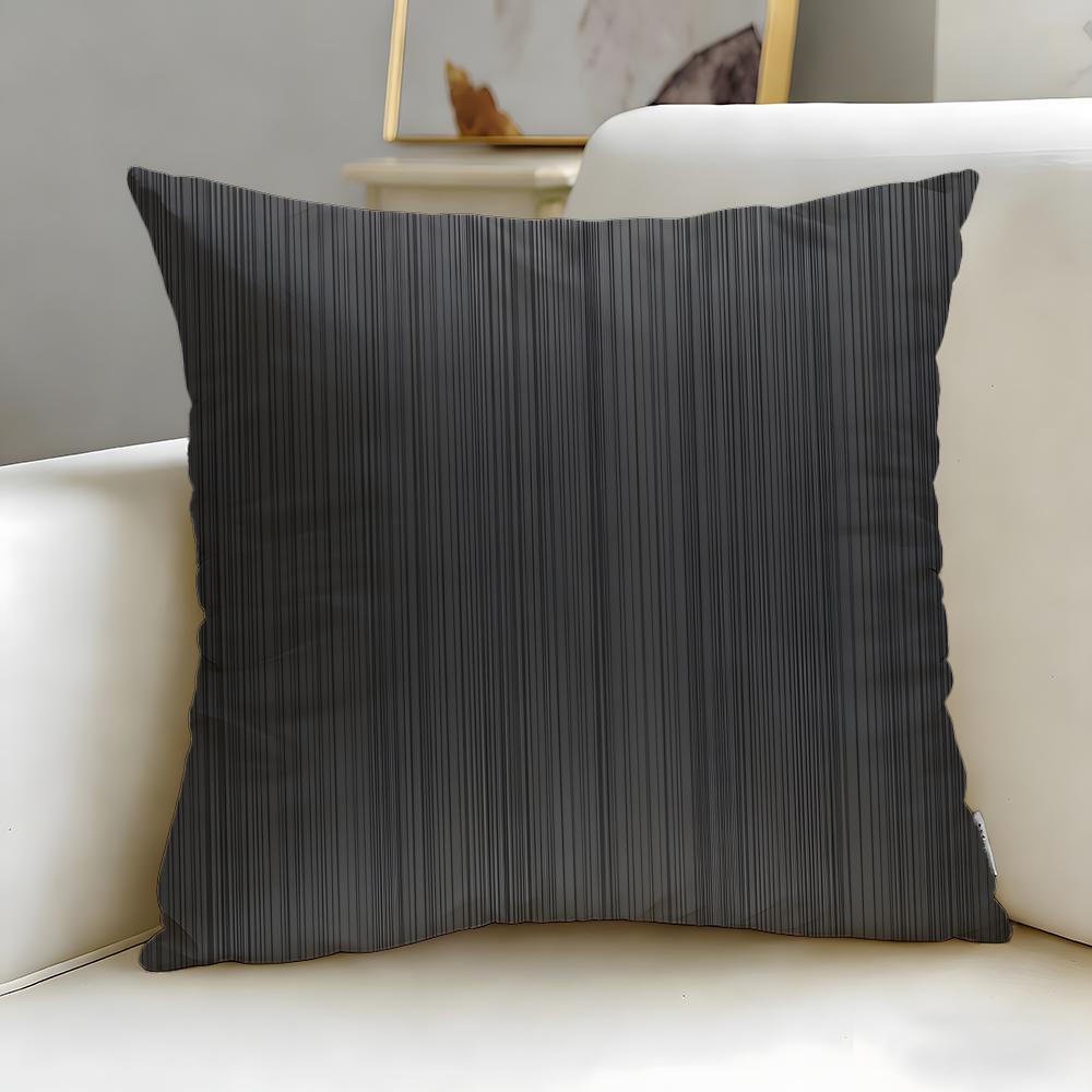 Argyle Texture Cushion Cover Soft EasyWash Pillow Case Versatile for Couch Bed Travel and Office