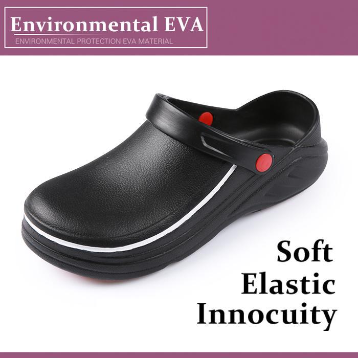 36-45 Unisex EVA Antiscivolo Impermeabile Resistente all'Olio Scarpe da Chef da Cucina Pantofole da Hotel Sandali da Lavoro Calzature