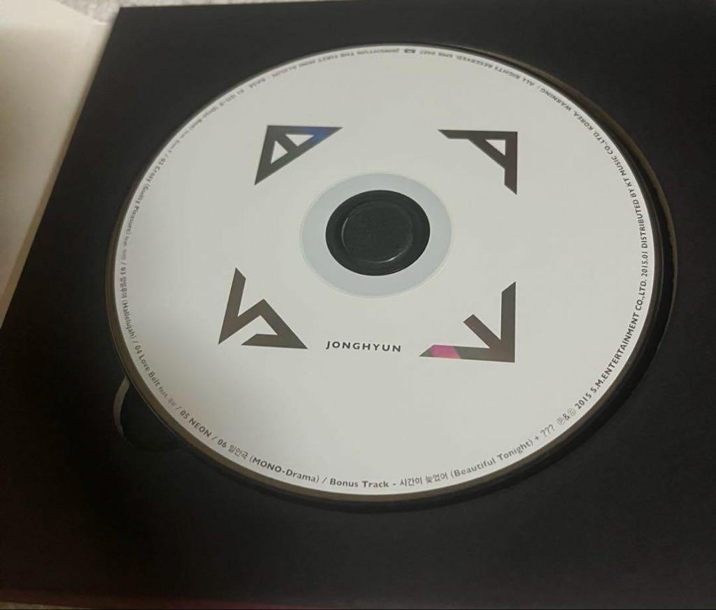 [USED] SHINee Jonghyun JONGHYUN BASE CD Trading Card KPOP