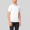 VERSACE SS21 Men Cotton Printed Short Sleeve Polo Shirt White A87402-A231240-A1001