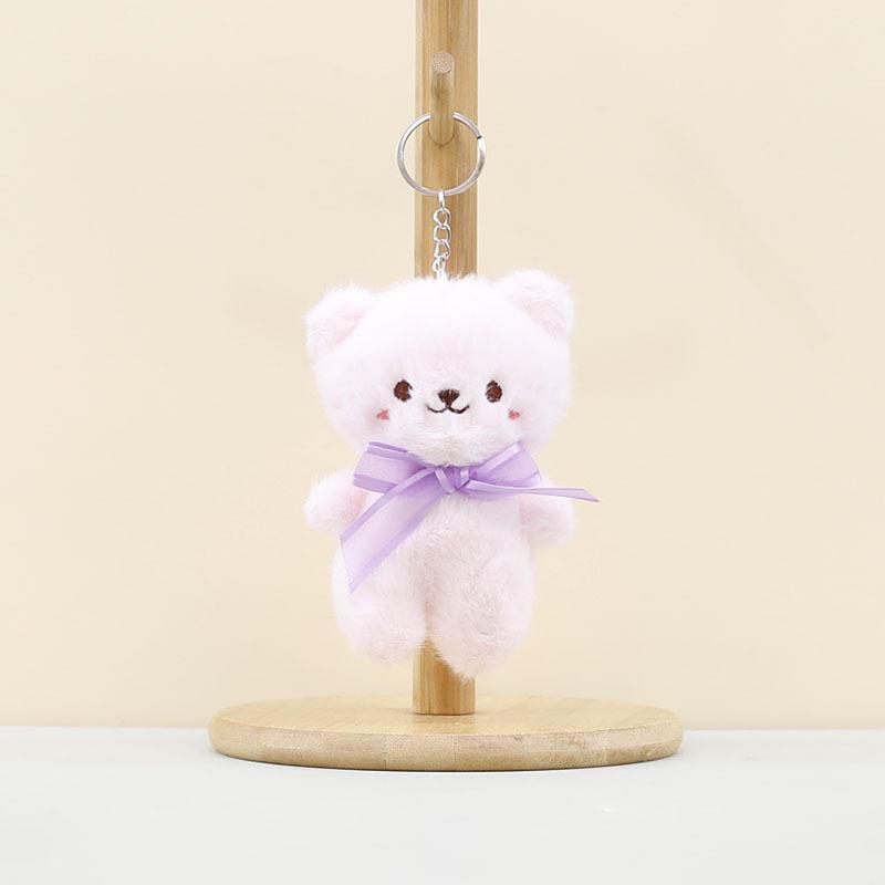 Bear Whimsical Stuffed Keychain And Lovely Bunny Bag Pendant For Use Everyday