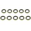 NICECNC 10pcs Banjo Bolt Sealed Crush Washers 10mm Motorcycle Brake Master Cylinder,Nissin Master Cylinders Calipers Compatible with Honda Compatible