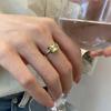 Elegant Geometric Green Grape Copper Ring For Women Ideal For Fashion Individuals Forward