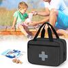 CURMIO First Aid Bag, First Aid Kit (Bag Only), Black