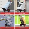 Foldable Portable Hand Cart - Heavy Duty Small Cargo & Shopping Trolley