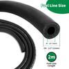 1/4 Inch- 2M/6 Feet Gas Fuel Line Hose With 10 Clamps, 2 In Line Fuel Valves And 2 Filters Kit, Suitable For Lawn Mowers, Cultivators, Tractors, Snow