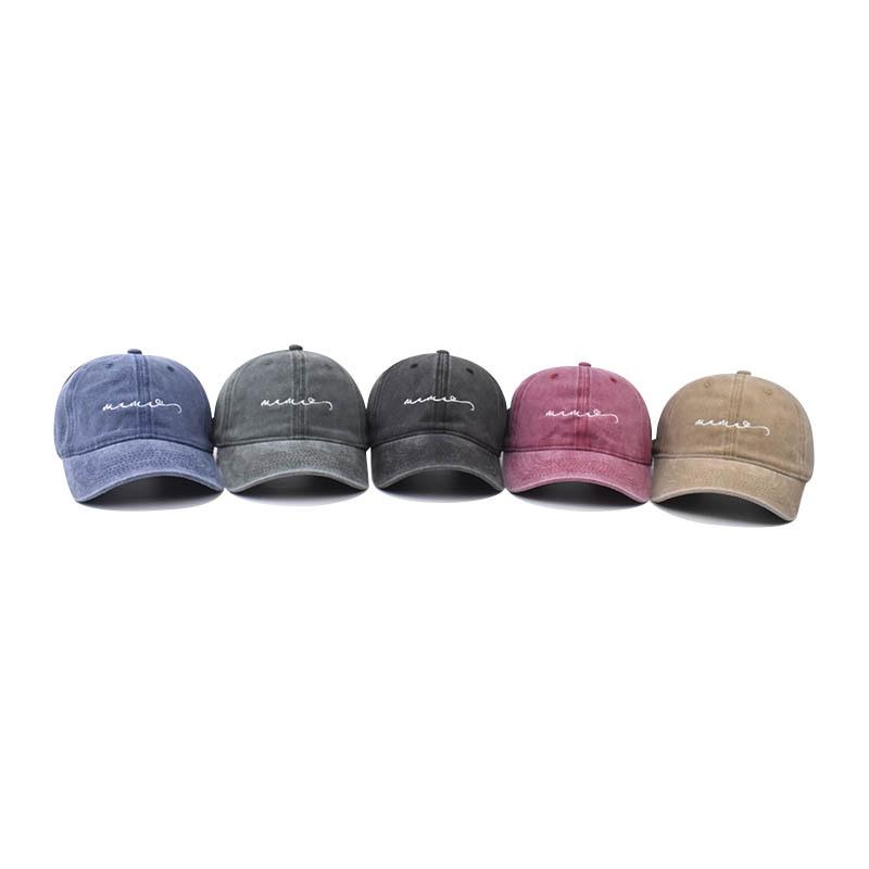Cotton personalized small letter embroidery baseball cap spring new personalized embroidery cap