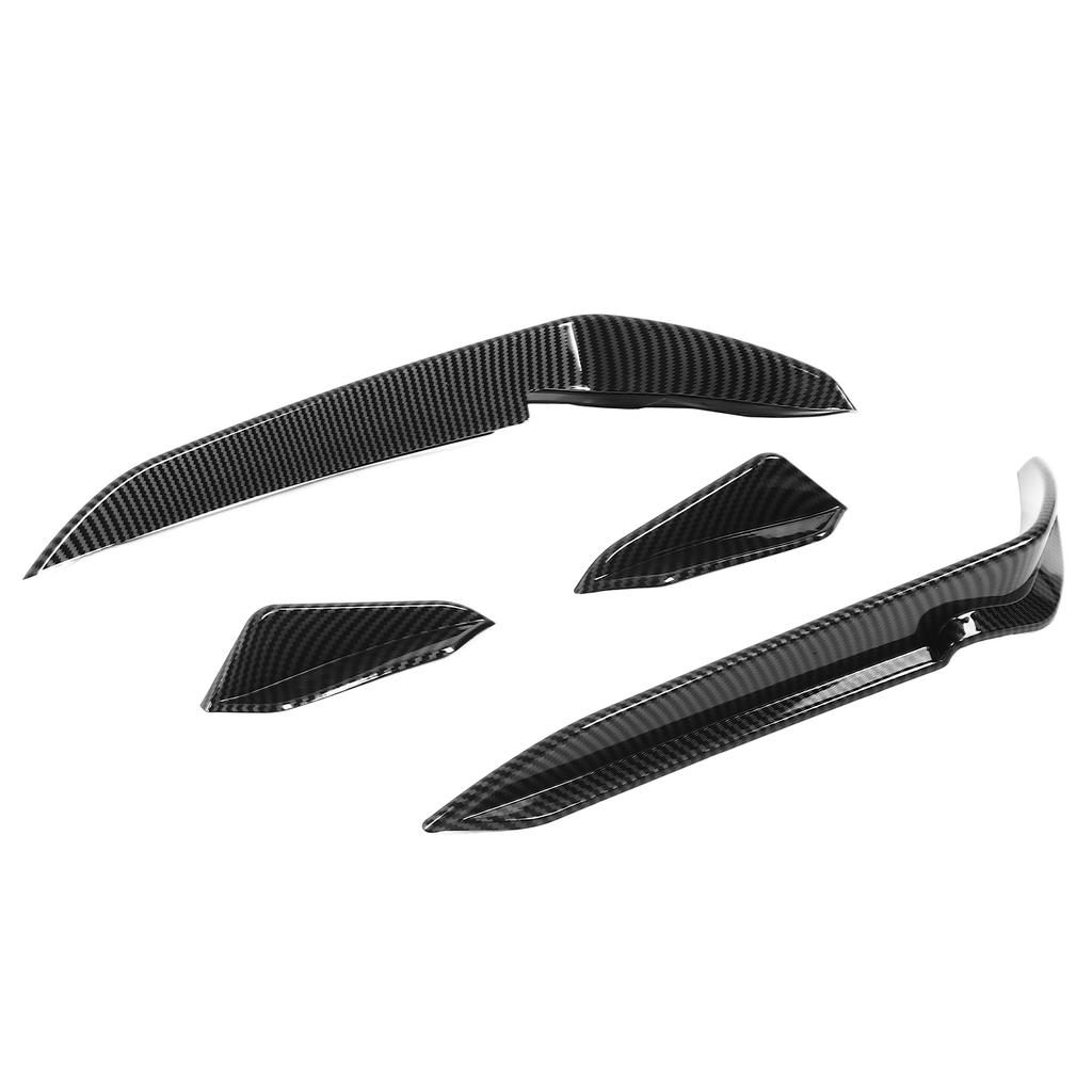 Front Bumper Aero Kits Canards Wing Body Spoiler Canard Car Adaptations Replacement for MK7.5 R 2017‑2020
