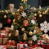 Owl 24 Days Christmas Countdown Calendar with 2D Flat Acrylic Owl Ornaments Christmas Advent Calendar Holiday Countdown Calen