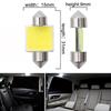 2PCS White Cob 12Led Festoon Dome Lights Reading Lamp 31mm 36mm 39mm 41mm C5W C10W Auto Led Door Backup Bulb Tail Bulbs DC 12V Trunk