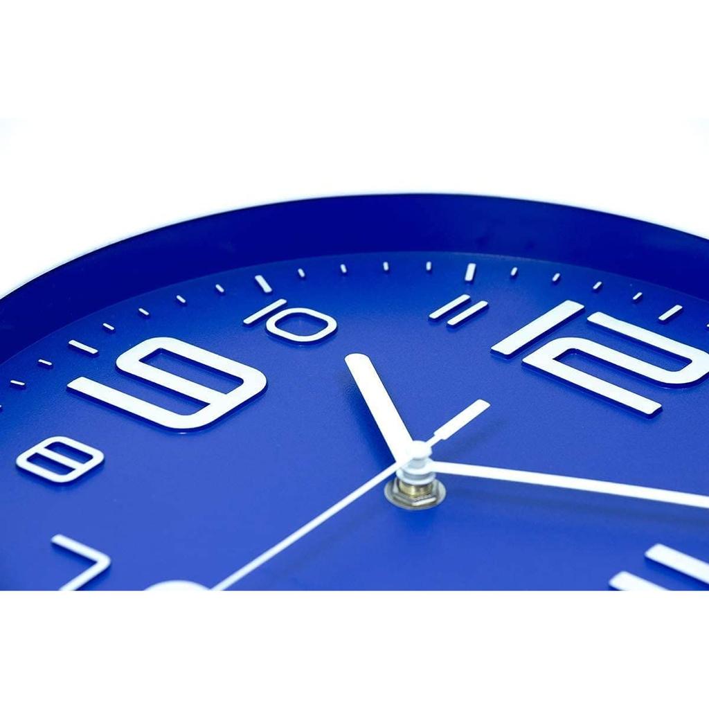 Wall Clock 12" Silent Quartz Decorative Latest Wall Clock Non-Ticking Classic Clock Battery Operated Round Easy to Read