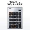 Sanwa Direct Wireless Numeric Keypad, Thin, Compact, Pantograph, Battery-Powered, 400-NT002