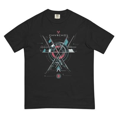 T-shirt pesante CHVRCHES unisex tinta in capo