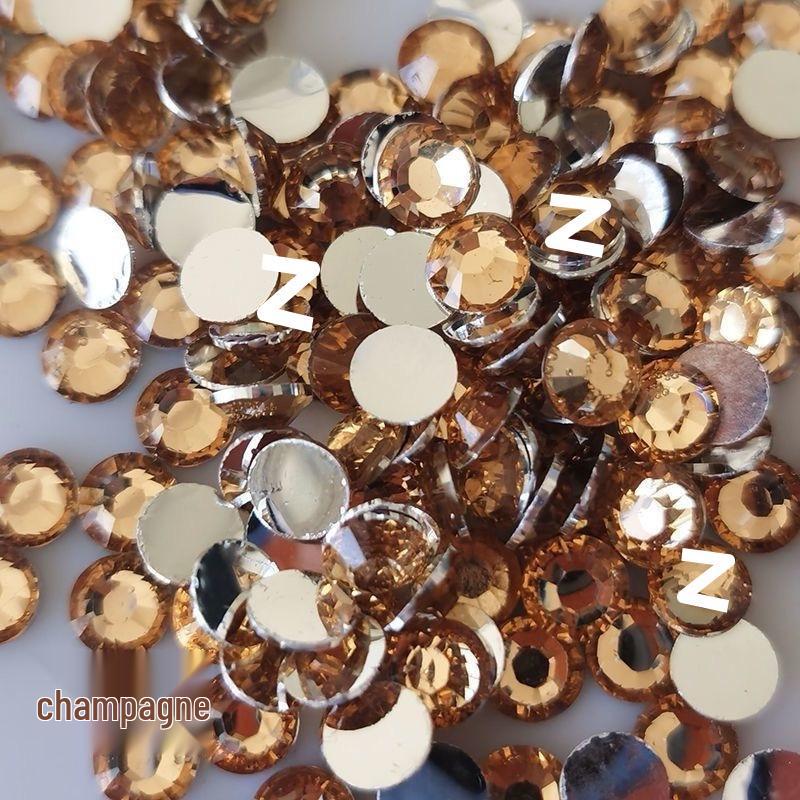 2-6mm Round Flatback Resin Rhinestones for DIY Phone Cases & Nail Art - Imitation Austrian Design