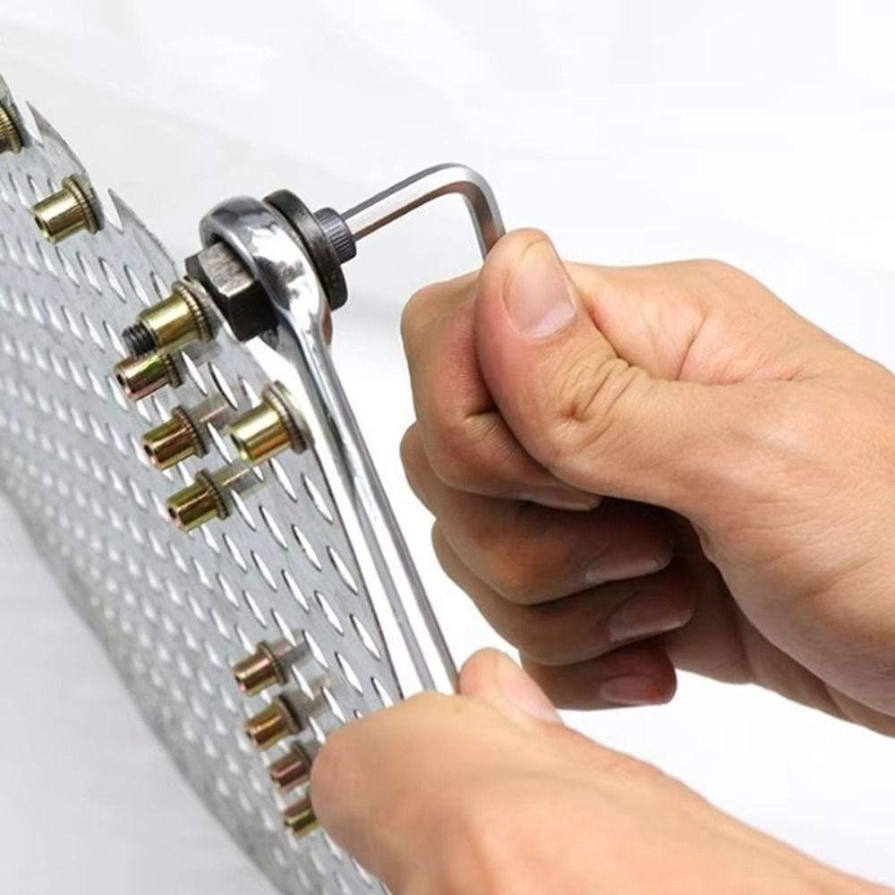 Quick-Install Hand Rivet Nut Tool Steel Nuts Rivet Nut Manual Rivet Tool  Mechanical Assembly