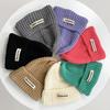 Loose-fitting women's knitted hat for autumn and winter, Korean style, versatile, suitable for large head sizes, makes the face look smaller, warm