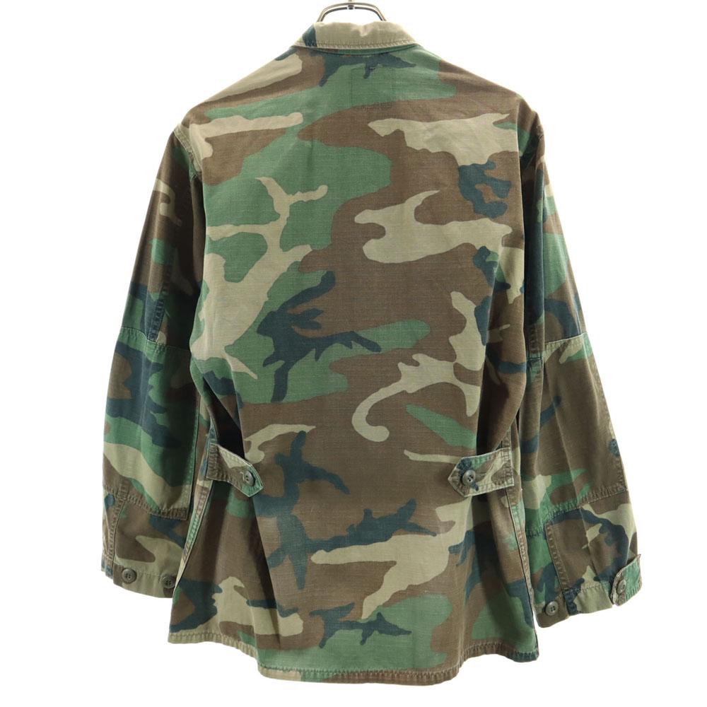 US ARMY Old Woodland duck Military jacket S khaki camouflage Men's Used
