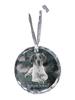 Brittany Spaniel, Brittany Wiegref - Crystal Bauble with a Photo, Dog Photo In Crystal, Personalized Christmas Tree Ornament by Brand