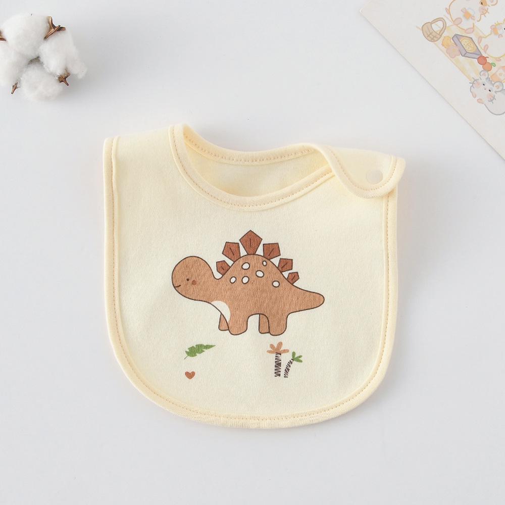 Korean-Style Cartoon Cotton Baby Bib – Waterproof, A-Class Saliva Towel