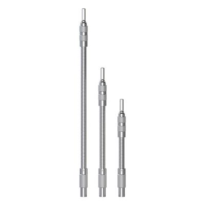 3Pcs 15/20/30cm Flexible 1/4" Hex Shank Drill Bit Holders Magnetic Drill Extension Shaft for Power Tool In Tight Space