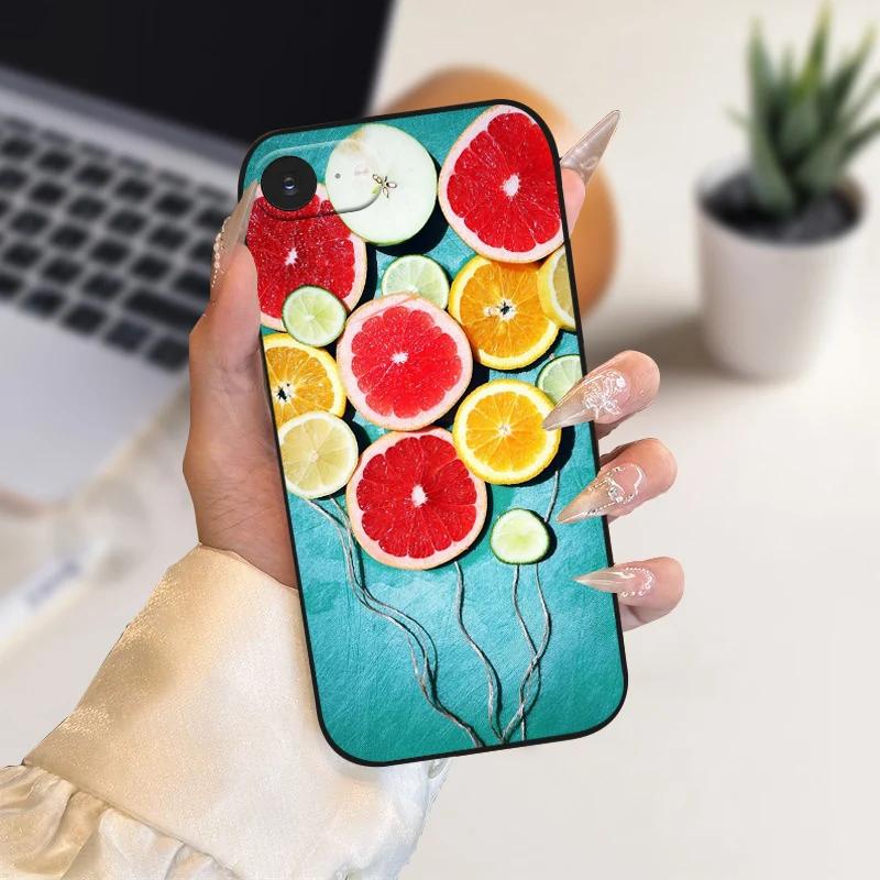 Case For iPhone SE4 Fashion Color Painted Soft Silicone Phone Coque Cover For Apple iPhone 16e 5G A3409 A3408 Shockproof Cases