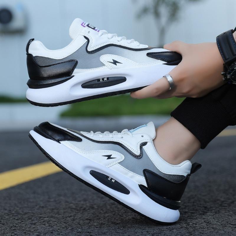 Fashion Trend Men Tennis Running Shoes Breathable Platform Training Shoes Daily Versatile Comfortable Elasticity Sneakers Sports Shoes