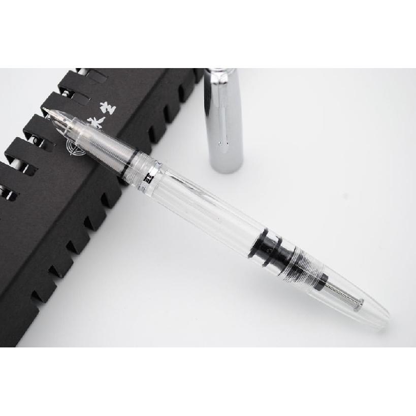 czxwyst 601 Steel Cap Vacumatic Fountain Pen (transparent-2)