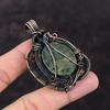 Ocean Jasper Pendant Copper Wire Wrapped Pendant Unique Pendant Genuine Gemstone Jewelry Handmade Ethnic Pendant Gift For Him Copper Jewelry