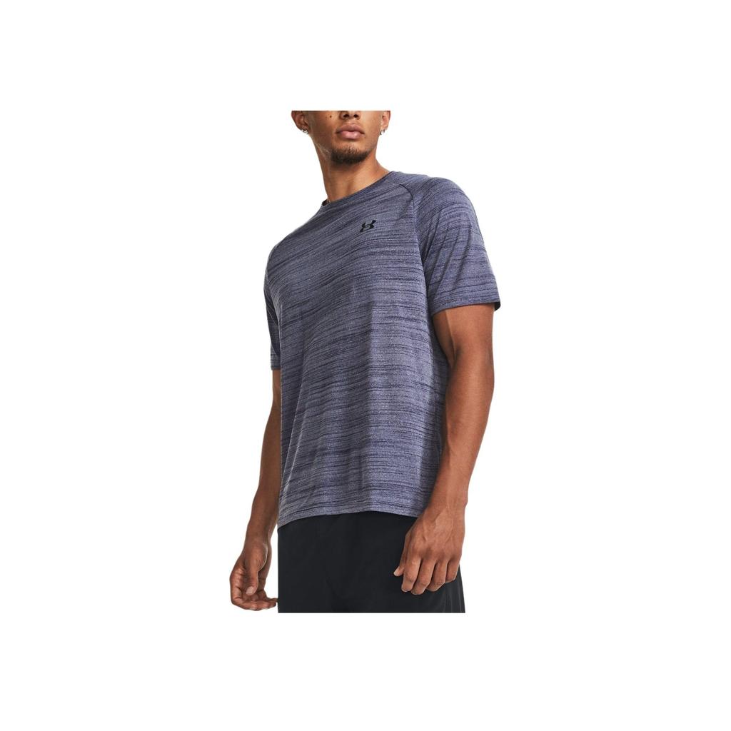 Under Armour Ua Tech™ 2.0 Tiger Logo Print Pullover Crew Neck Short Sleeve T-Shirt Men Tops Blue 1377843-410