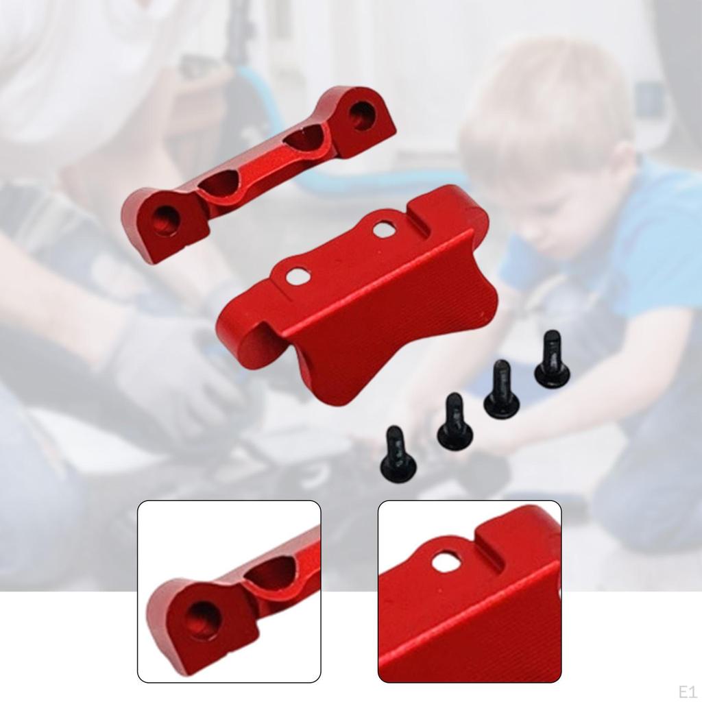 Rear Pin Mounts Aluminum Alloy 1/24 Lightweight Accessories Sturdy Professional Compact Replace RC
