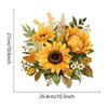 Sunflower Wall Sticker Hand Painted Removable Self Adhesive for Bedroom Living Room Furniture Decoration